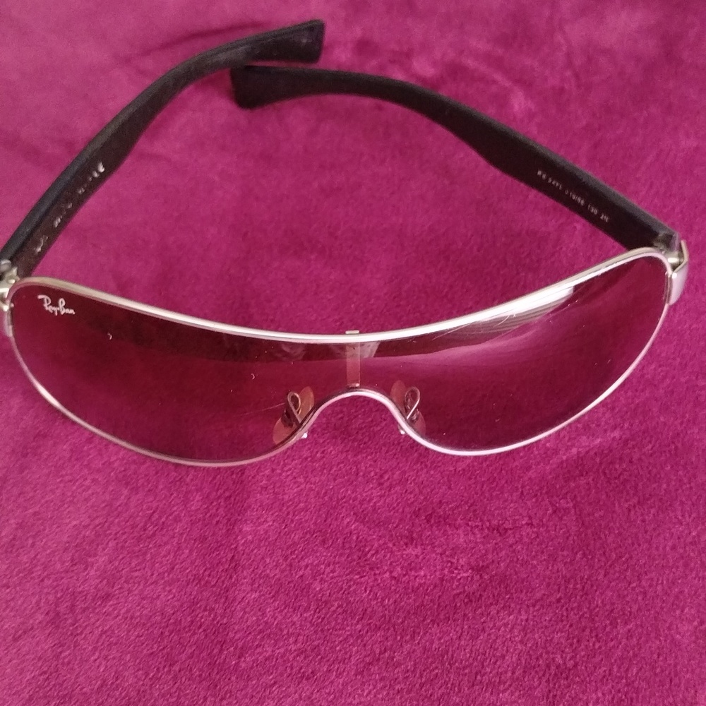 Authentic Ray-Ban Highstreet Shield Sunglasses.